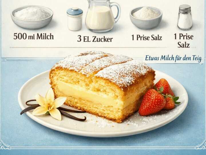 Super Saftiger Vanillepudding-Kuchen: Entdecke das unwiderstehliche Rezept!