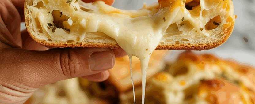 Superleckere Käsestangen mit Knoblauch in 20 Minuten zubereitet – so sieht es fertig aus