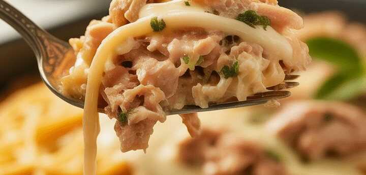 Thunfisch Spaghetti mit Knoblauch
