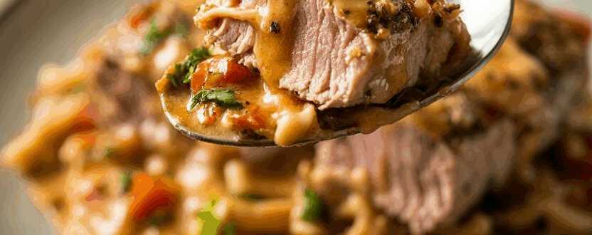 Thunfischsteak kurz gegart im Airfryer