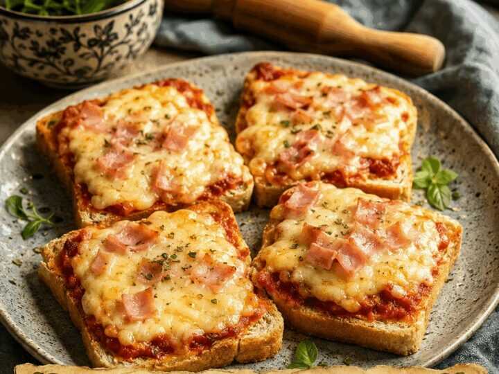 Toastbrot-Pizza für Kinder aus dem Airfryer: einmal probiert, immer wieder gemacht