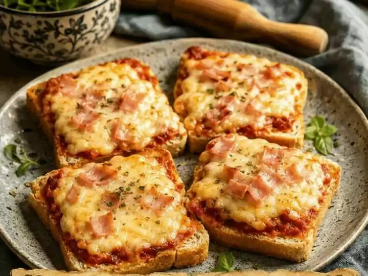 Toastbrot-Pizza für Kinder aus dem Airfryer: einmal probiert, immer wieder gemacht
