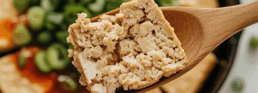 Tofu knusprig aus der Heißluftfritteuse – so sieht es fertig aus