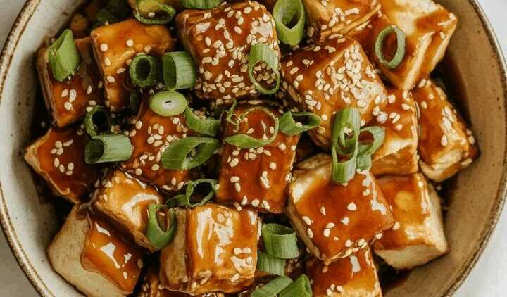 Tofu Teriyaki aus dem Airfryer
