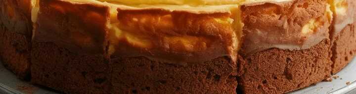 Tränchenkuchen mit 750 g Quark und 1 Packung Puddingpulver
