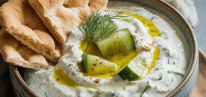 Tzatziki wie beim Griechen köstlich und in 5 Minuten – so sieht es fertig aus
