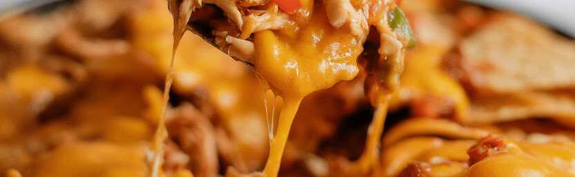 Überbackene Nachos mit Paprika