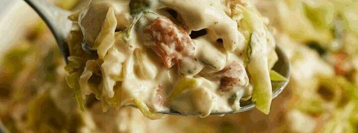Übernacht Salat mit 800 g Chinakohl & 250 g Mayonnaise
