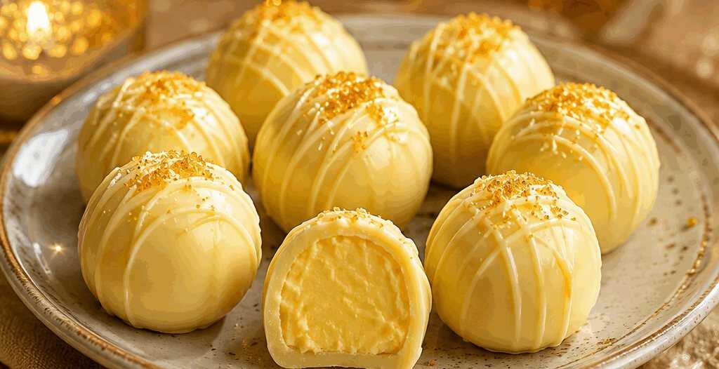Überraschend einfache Eierlikör-Pralinen: So zaubert ihr mit nur 4 Zutaten ein Geschmackserlebnis! – so sieht es fertig aus