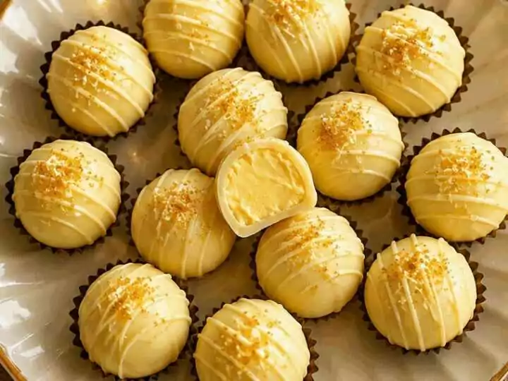 Überraschend einfache Eierlikör-Pralinen
