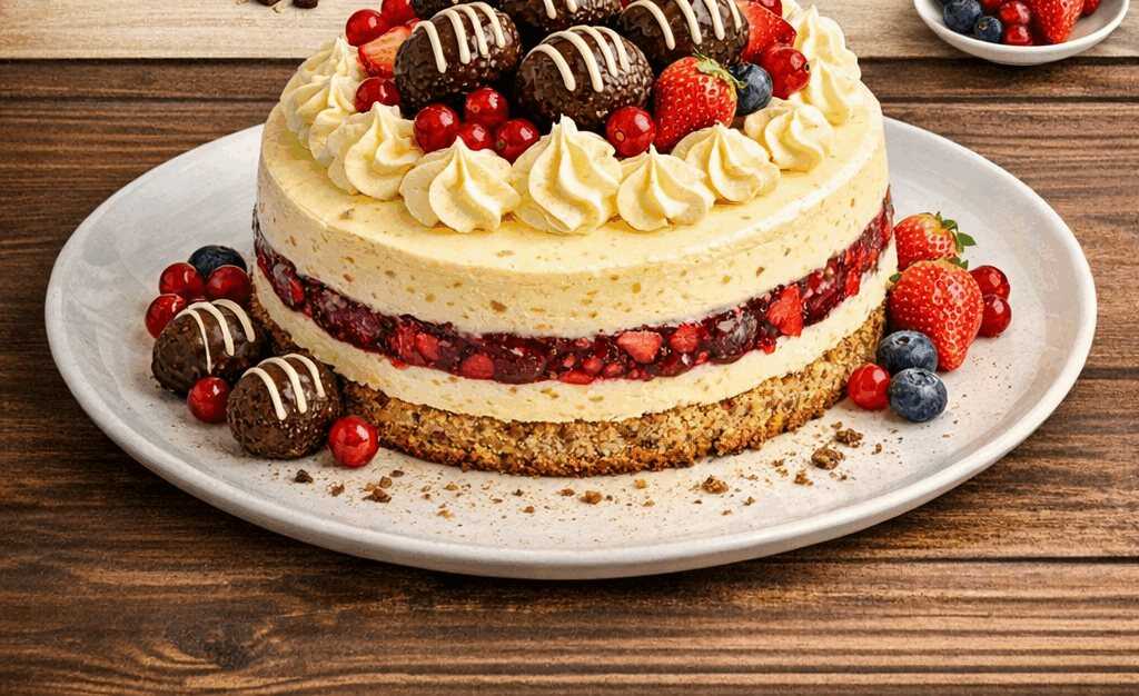 Überraschende Osterei-Kreation: Zarter Nussbiskuit trifft auf Eierlikörcreme!