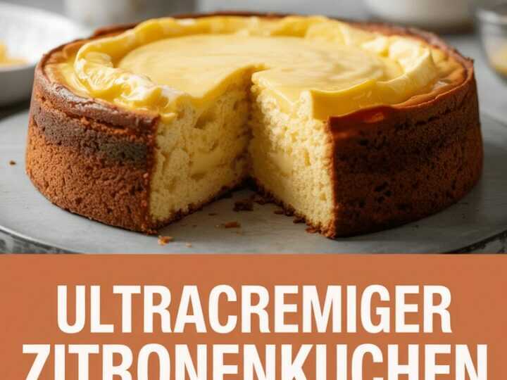 Ultracremiger Zitronenkuchen mit 150g Naturjoghurt in 10 Minuten
