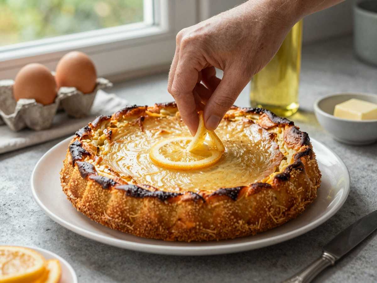 Ultrasaftiger Zitronenkuchen vom Blech in 15 Minuten – während der Zubereitung