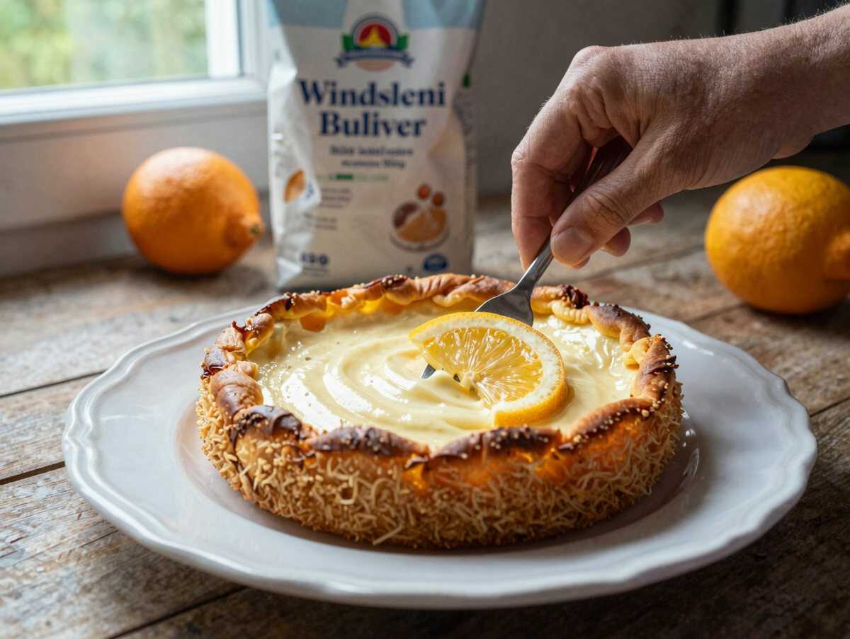 Unglaublich cremiger Joghurtkuchen - Rezept ohne Mehl, das du lieben wirst! – während der Zubereitung