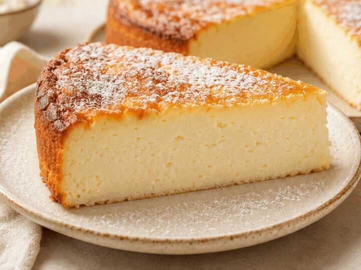 Unglaublich cremiger Quarkkuchen ohne Boden: Blitzschnelles Rezept in nur 5 Minuten!
