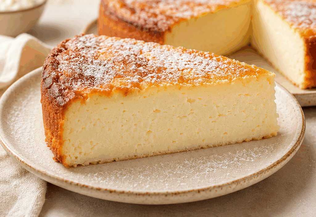 Quarkkuchen ohne Boden: Blitzschnelles Rezept in nur 5 Minuten