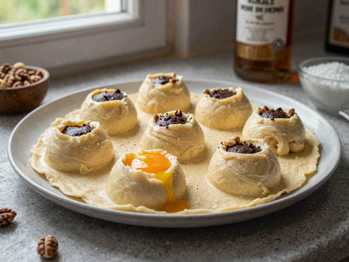 Unglaublich einfaches Rezept für den schnellen Mohr im Hemd! – während der Zubereitung