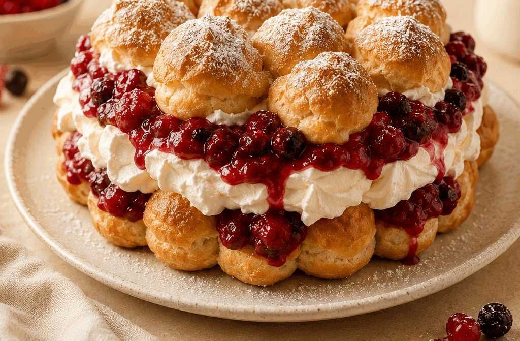 Unglaublich einfaches Windbeutel-Tortenrezept, das du ausprobieren musst!
