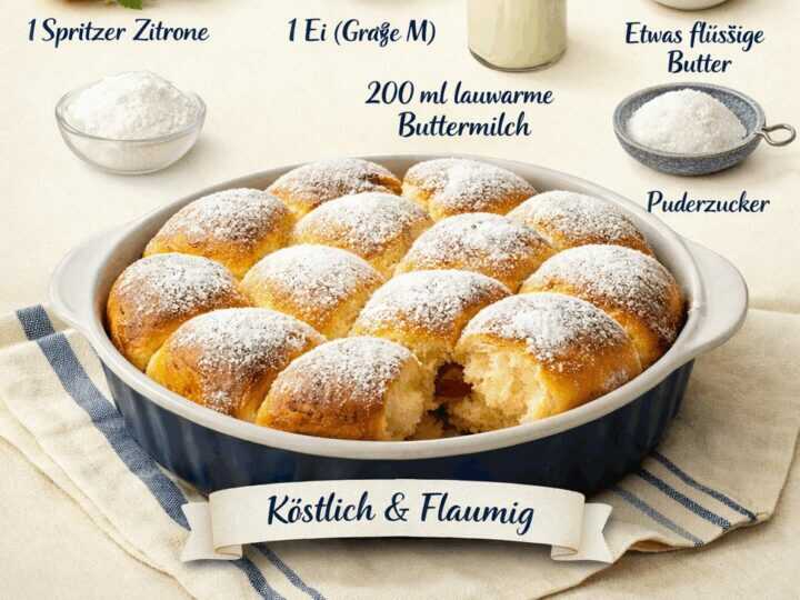 Unglaublich köstliche Buttermilch-Buchteln – So habt ihr sie noch nie erlebt!