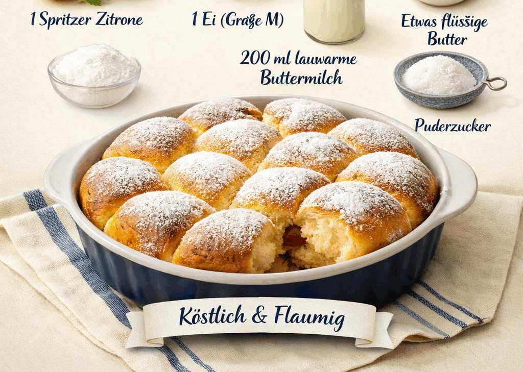Buttermilch-Buchteln – So habt ihr sie noch nie erlebt