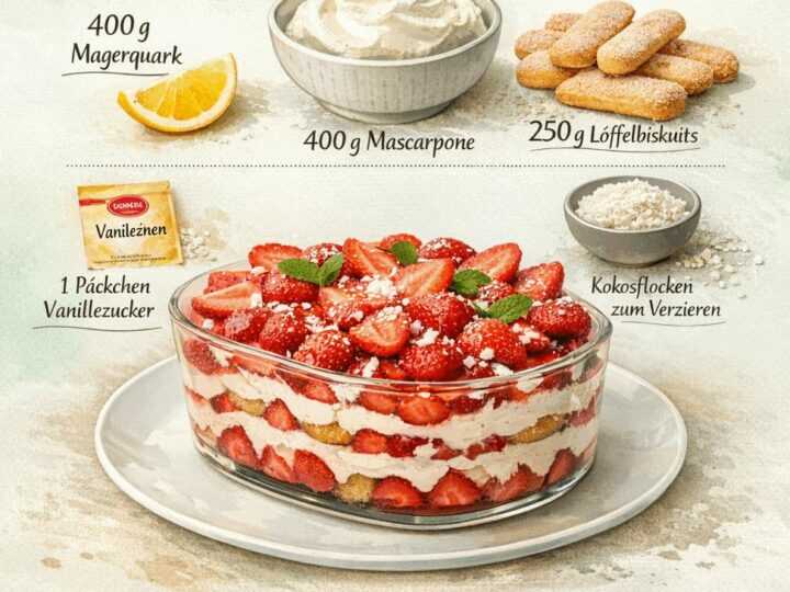 Unglaublich lecker: Das Erdbeer-Tiramisu-Rezept, das Sie ausprobieren müssen!
