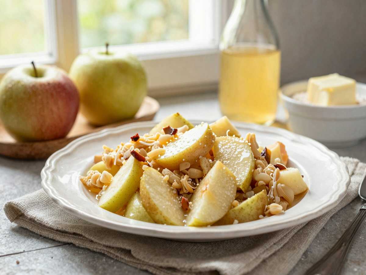Unglaublich lecker: Entdecke das Rezept für den Apfel-Eierlikör-Kuchen! – während der Zubereitung