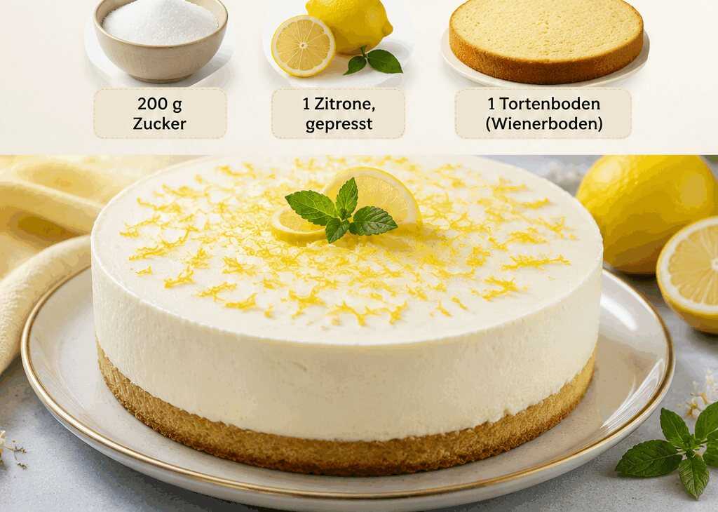 Käse-Sahne-Torte Rezept