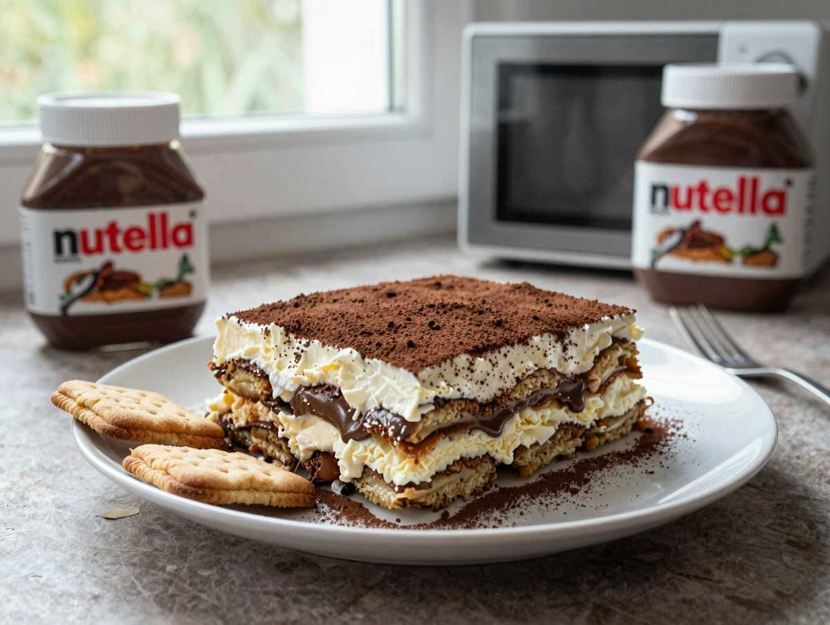 Unglaublich Leckeres Nutella-Tiramisu: Ein Muss für Naschkatzen! – während der Zubereitung