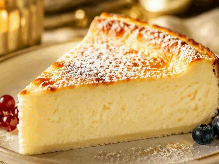 Unglaublich: Quarkkuchen ohne Boden in nur 3 Minuten!