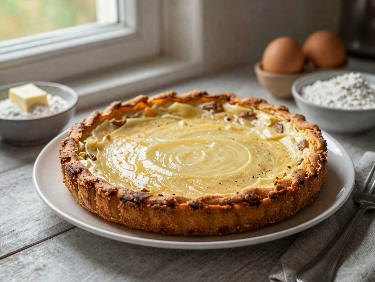 Unglaublich saftiger Apfelkuchen: Das Rezept, das du probieren musst! – während der Zubereitung