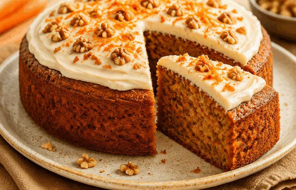 Unglaublich saftiger Karottenkuchen: Veganes Rezept enthüllt!