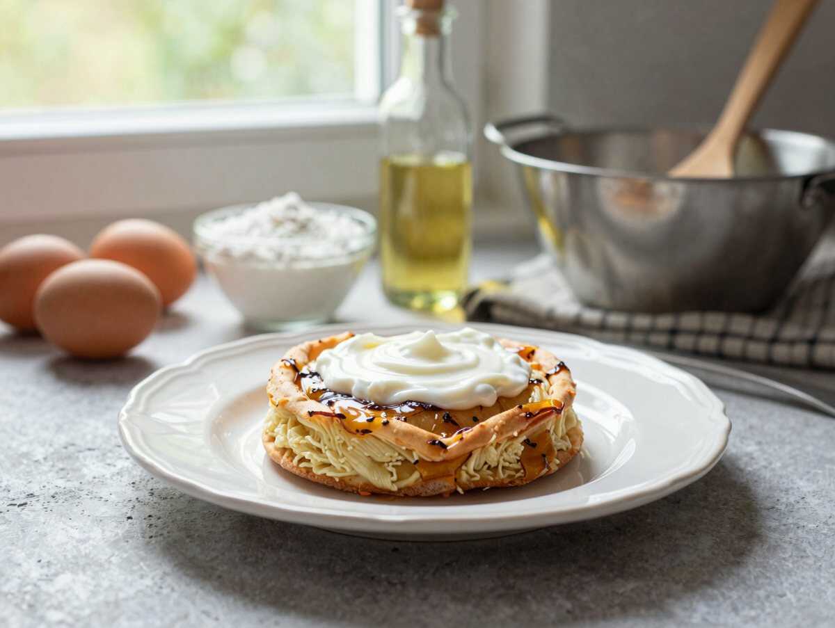 Unglaublich saftiges Becherkuchen-Rezept, das du probieren musst! – während der Zubereitung
