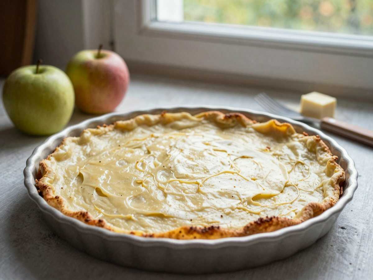 Unglaublich saftiges Rezept für den leckersten Apfelkuchen! – während der Zubereitung