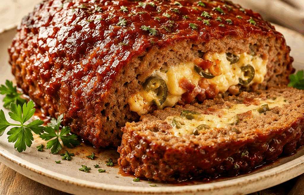 Unglaublicher Hackbraten mit rauchigen Jalapeño-Poppern, den Sie immer wieder wollen!