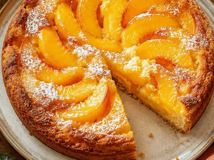Unglaublicher Pfirsichkuchen – So etwas haben Sie noch nie gekostet!