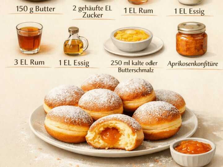 Unglaubliches Rezept für lockere Faschingskrapfen – Besser als vom Bäcker!