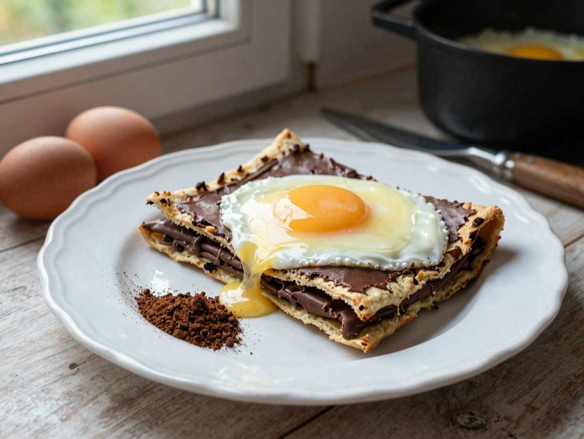 Unglaubliches Rezept für Schoko-Schnitten mit verführerischer Cremefüllung! – während der Zubereitung