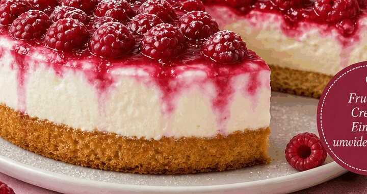 Unglaubliches Rezept: Himbeer-Schmand-Kuchen, das du probieren musst!