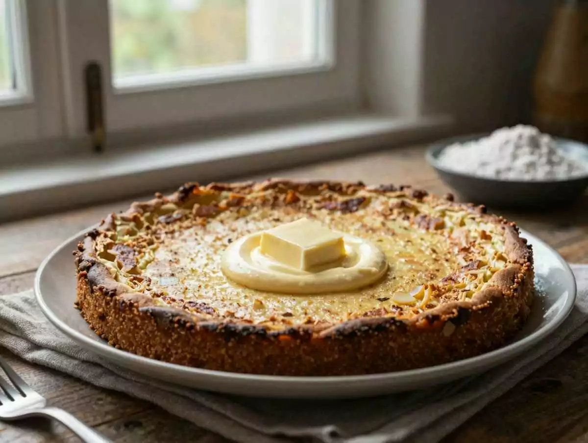 Unglaubliches Rezept: Vanillepudding-Schneekuchen mit Quark, der alle begeistert! – während der Zubereitung