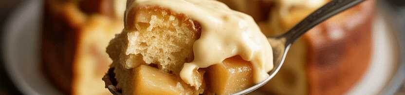 Unschlagbarer Apfelkuchen mit 1 packung Vanillepudding in 15 Minuten – so sieht es fertig aus