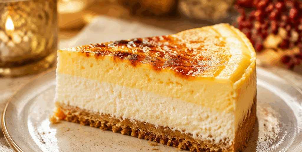 Unwiderstehlich einfach: Zweischichtiger Käsekuchen, den jeder hinbekommt! – so sieht es fertig aus
