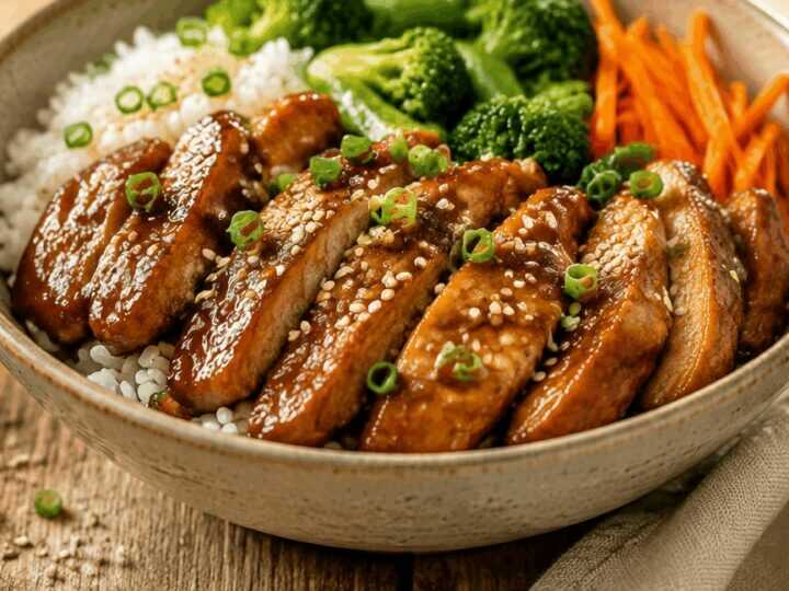 Unwiderstehliche Teriyaki-Hähnchen-Reisschale: Ihr neues Lieblingsgericht für den Feierabend!
