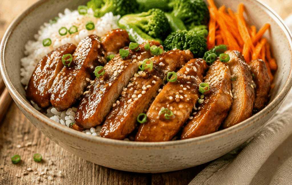 Unwiderstehliche Teriyaki-Hähnchen-Reisschale: Ihr neues Lieblingsgericht für den Feierabend!