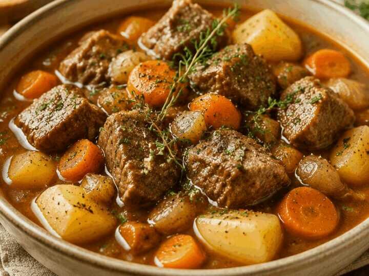 Unwiderstehlicher Irish Lamb Stew aus dem Crockpot für gemütliche Abende!