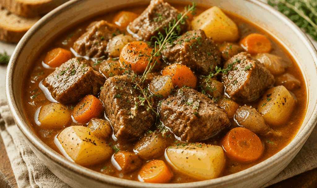 Unwiderstehlicher Irish Lamb Stew aus dem Crockpot für gemütliche Abende!