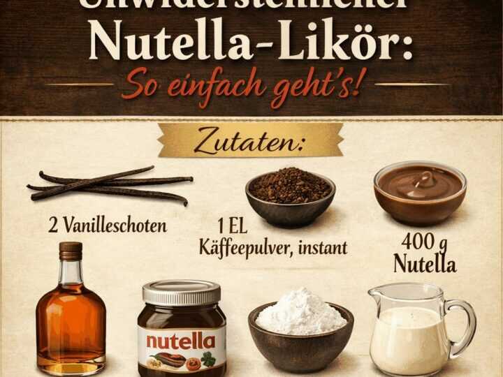 Unwiderstehlicher Nutella-Likör: So einfach geht’s!