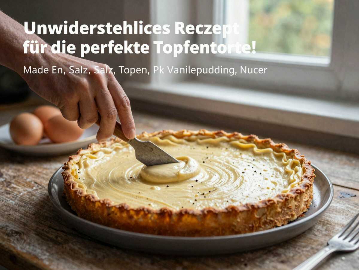 Unwiderstehliches Rezept für die perfekte Topfentorte! – während der Zubereitung