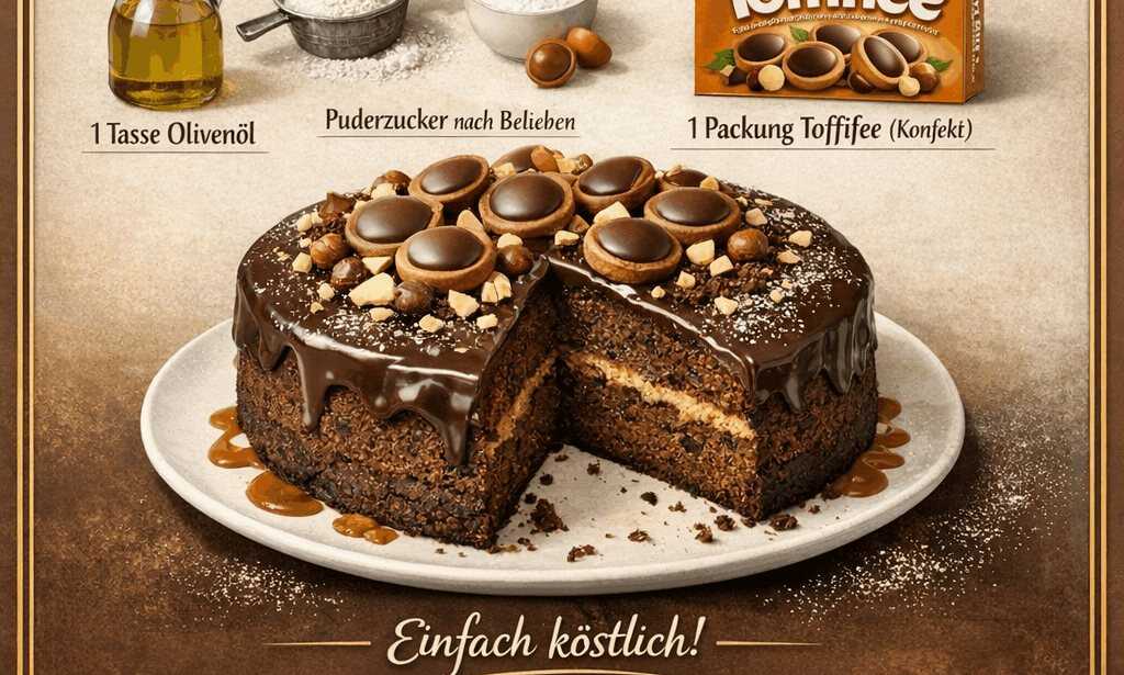 Toffifee-Kuchen-Rezept