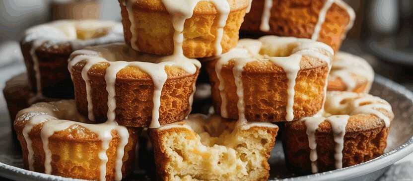 Vanilleküchlein aus der Heißluftfritteuse – so sieht es fertig aus