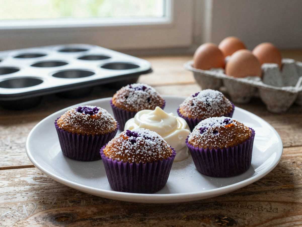 Vanillepudding-Traum: Himmlische Quark-Muffins entdecken! – während der Zubereitung